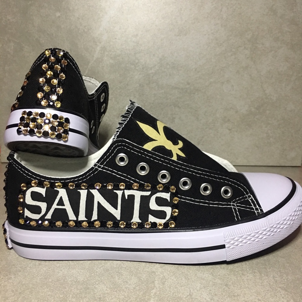COMPASS/SPORT BRAND NFL SAINTS WOMENS BLING SHOES